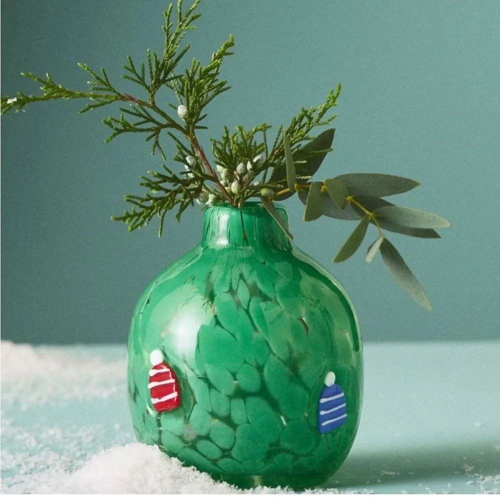 Anthropologie NWT Nesting with Grace Icon Confetti Glass Vase
